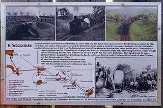 Die Geschichte der Wölbbrücke über die Schmalspurbahn Freital - Nossen Die Geschichte der Wölbbrücke über die Schmalspurbahn Freital - Nossen