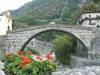 Die römische Segmentbogenbrücke Pont-Saint-Martin